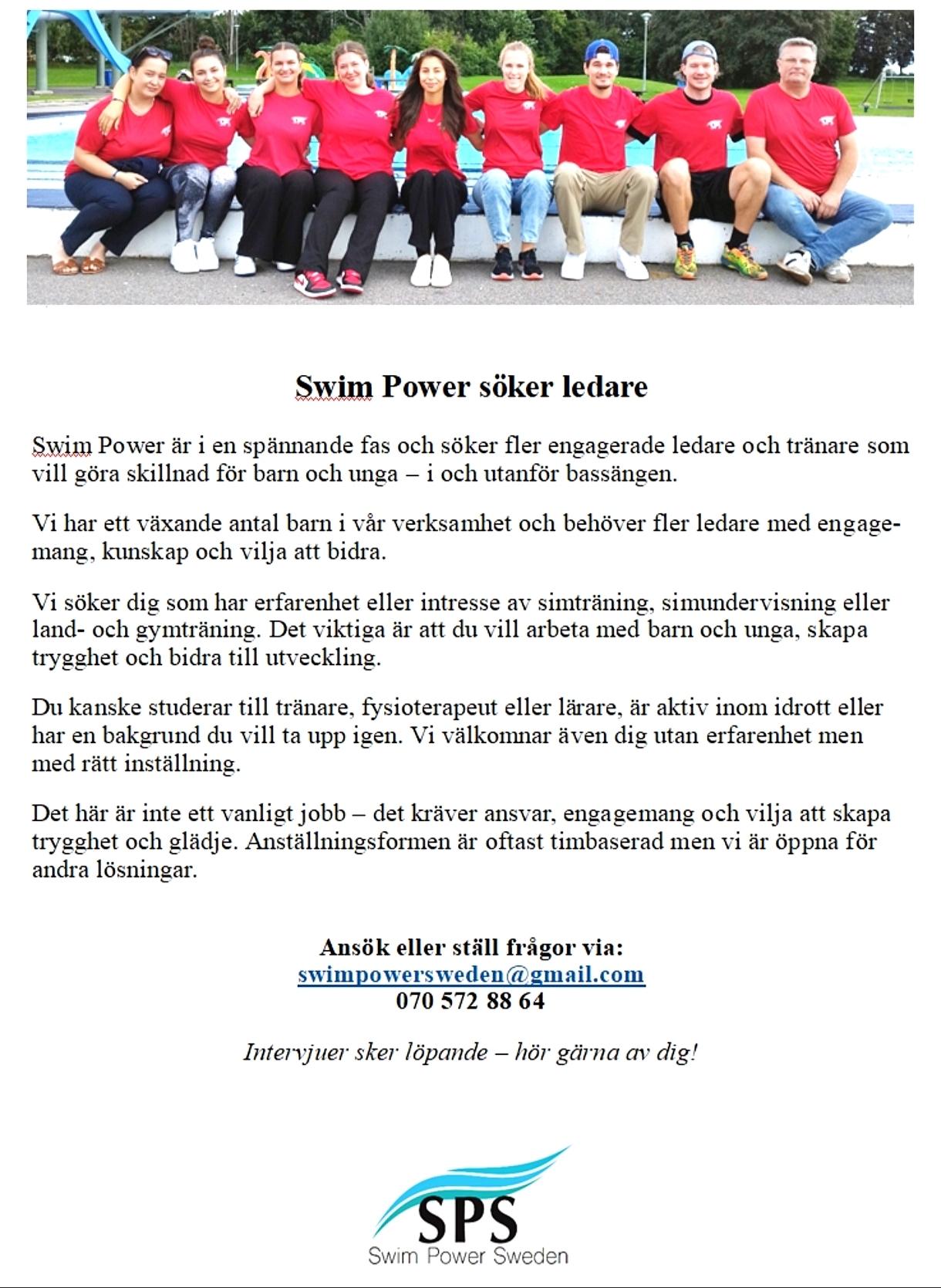 image: SPS söker engagerade ledare